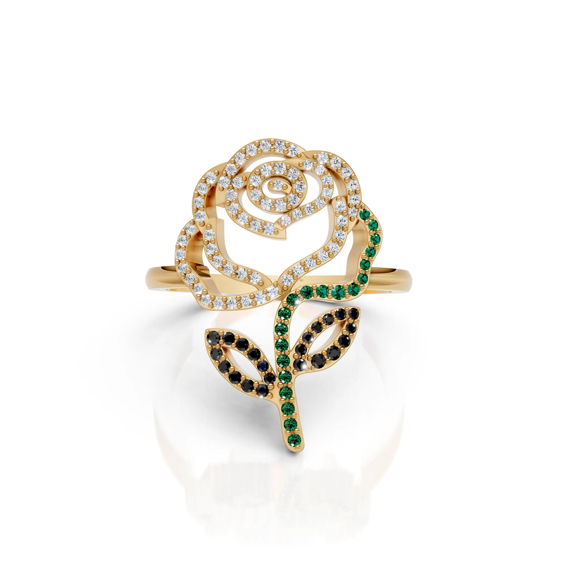 Multicolor Rose Ring