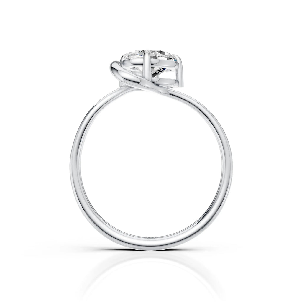 Oval Orbit Solitaire Ring
