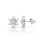 Pearl Cluster Earrings
