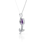 Purple Tulip Pendant