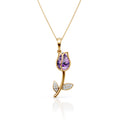 Purple Tulip Pendant
