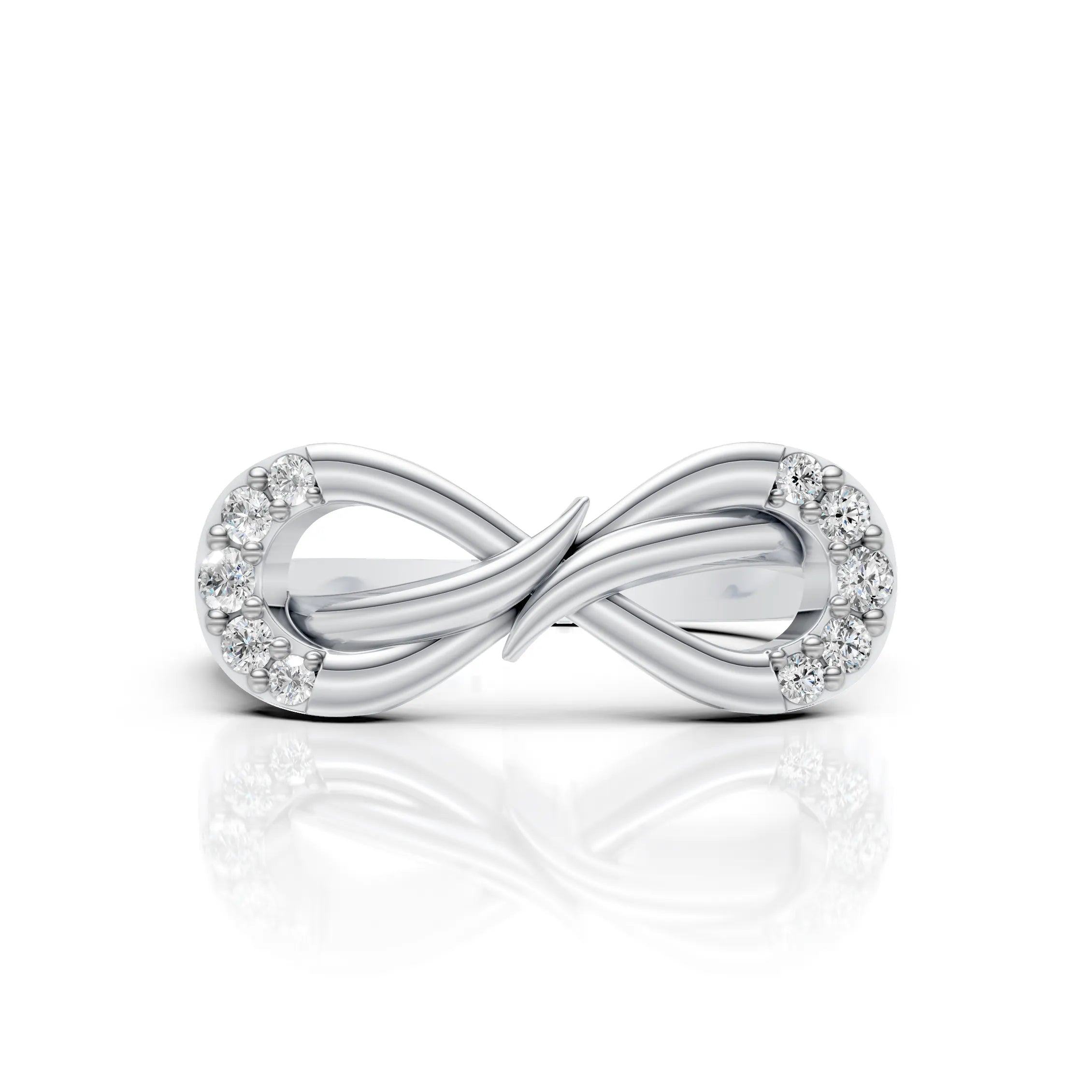 Infinity Diamond Ring