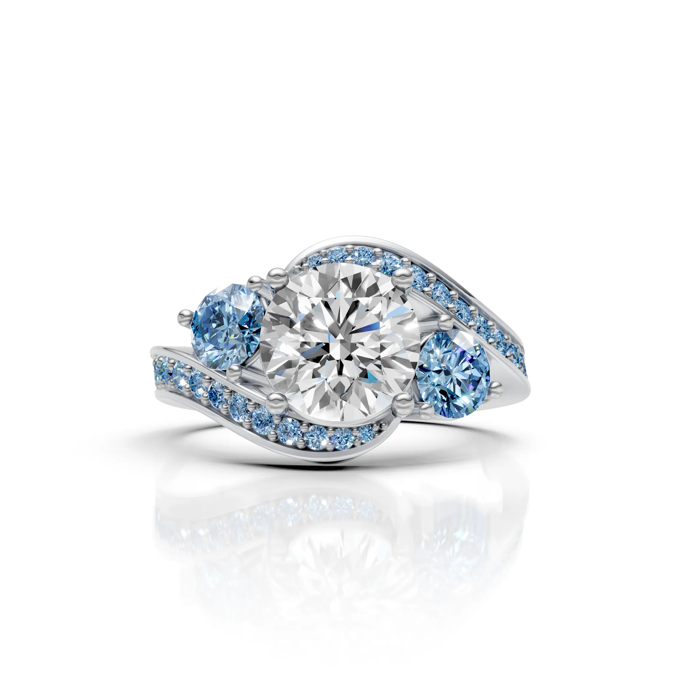 Blue Orbit Ring