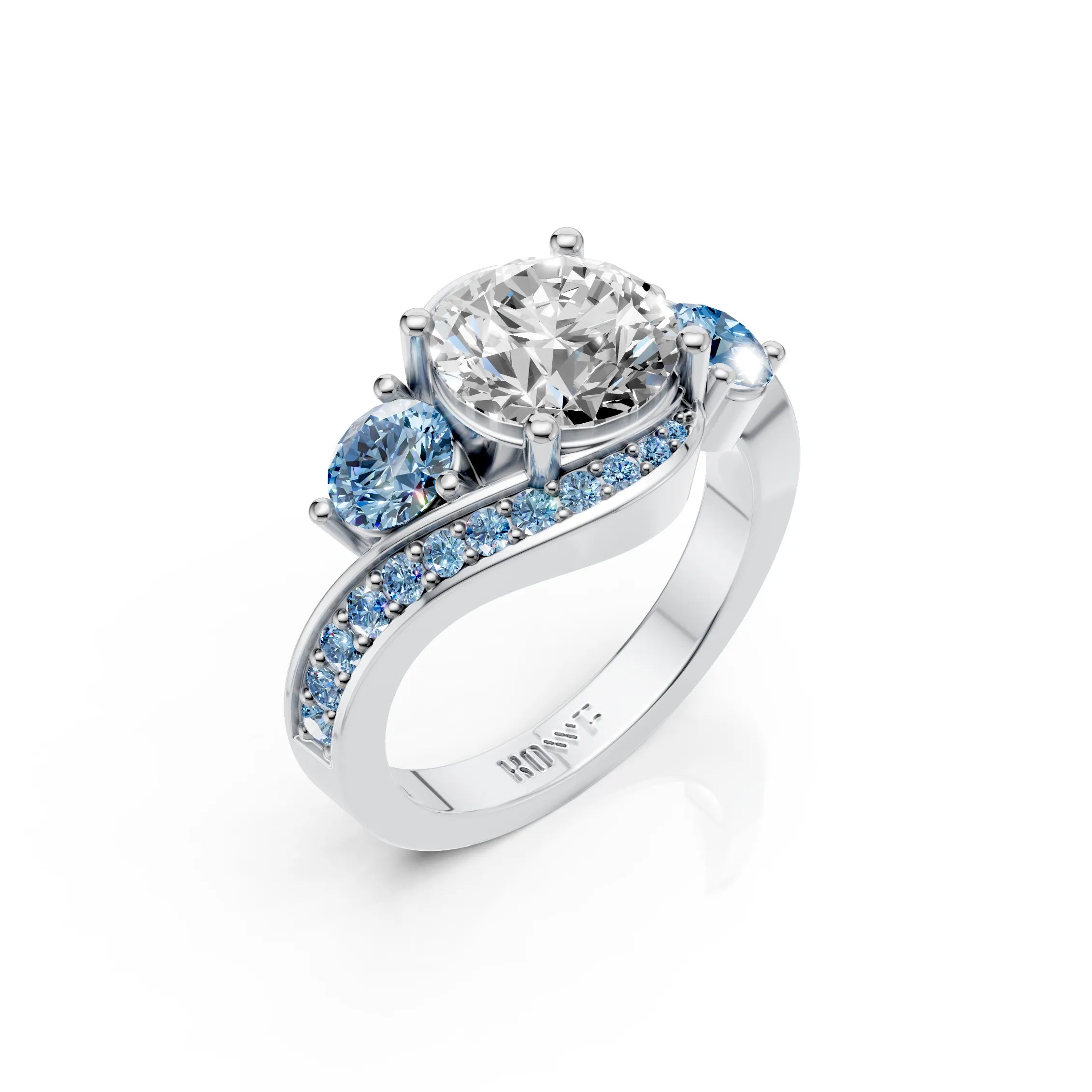 Blue Orbit Ring