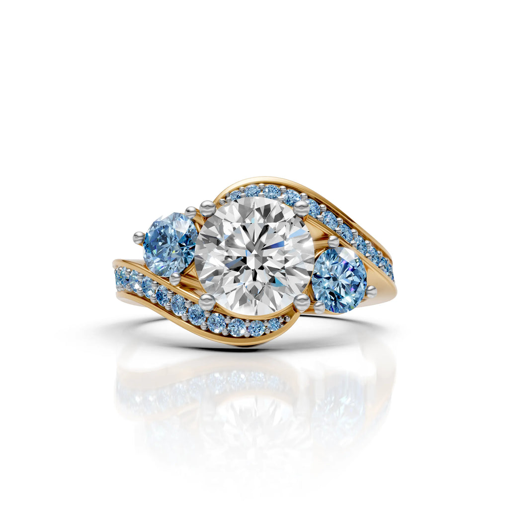 Blue Orbit Ring