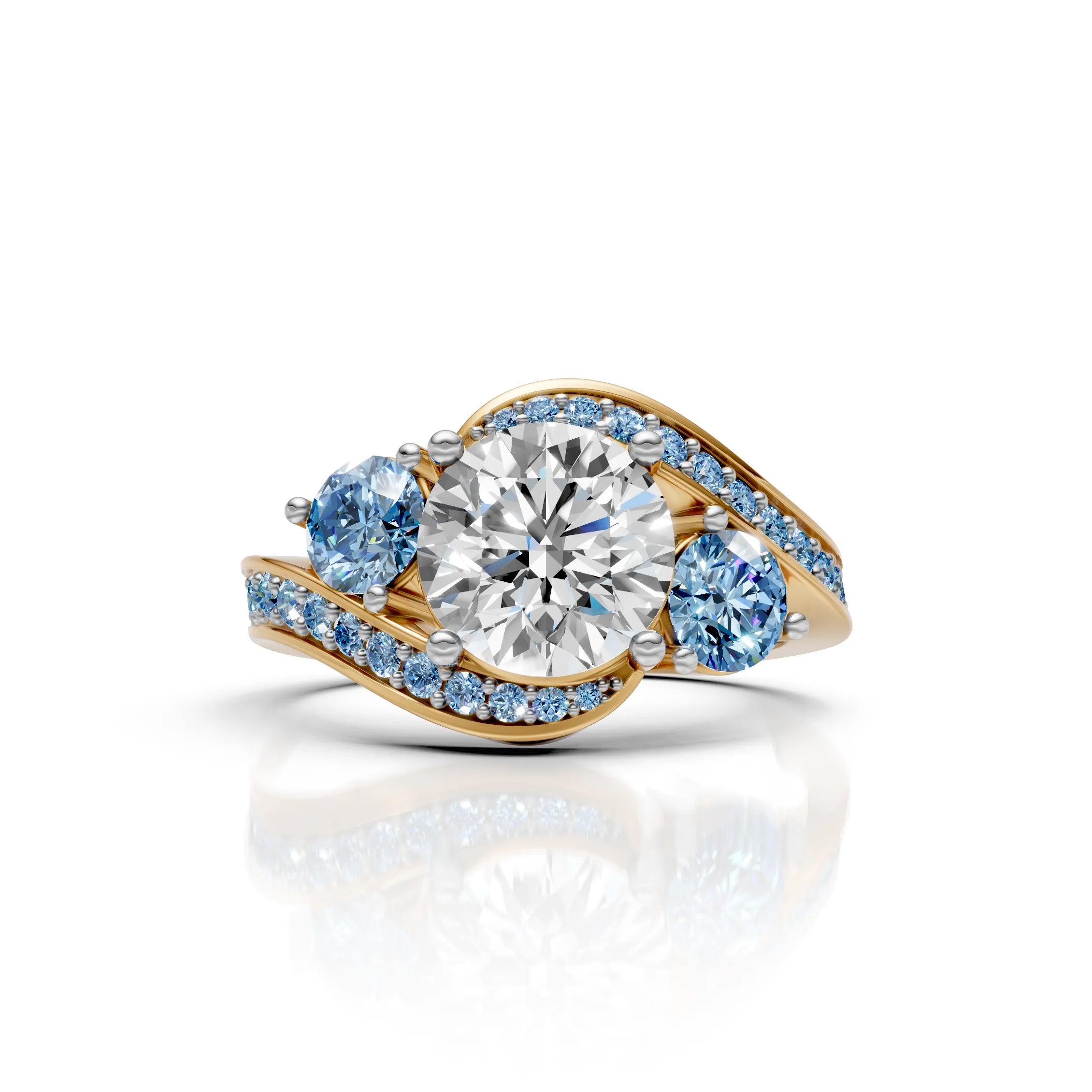Blue Orbit Ring