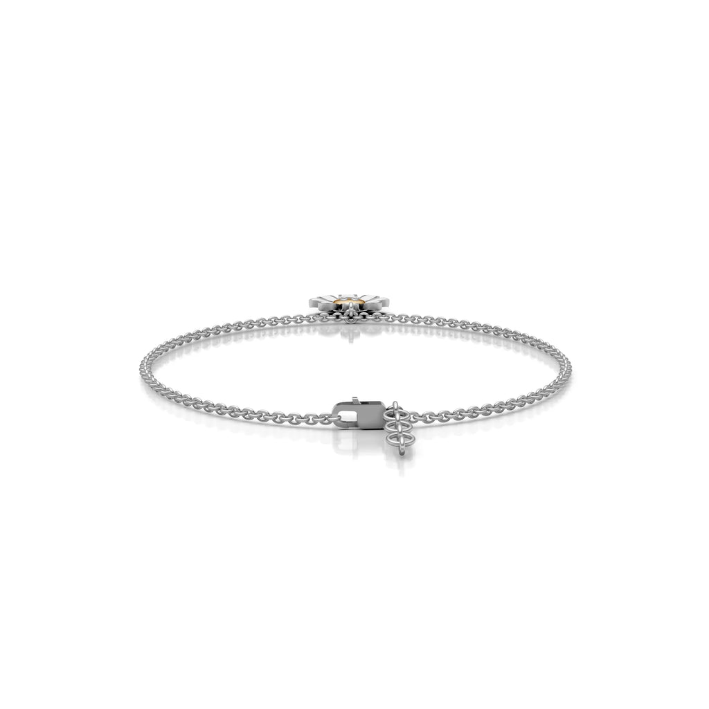 Smiley Daisy Charm Bracelet