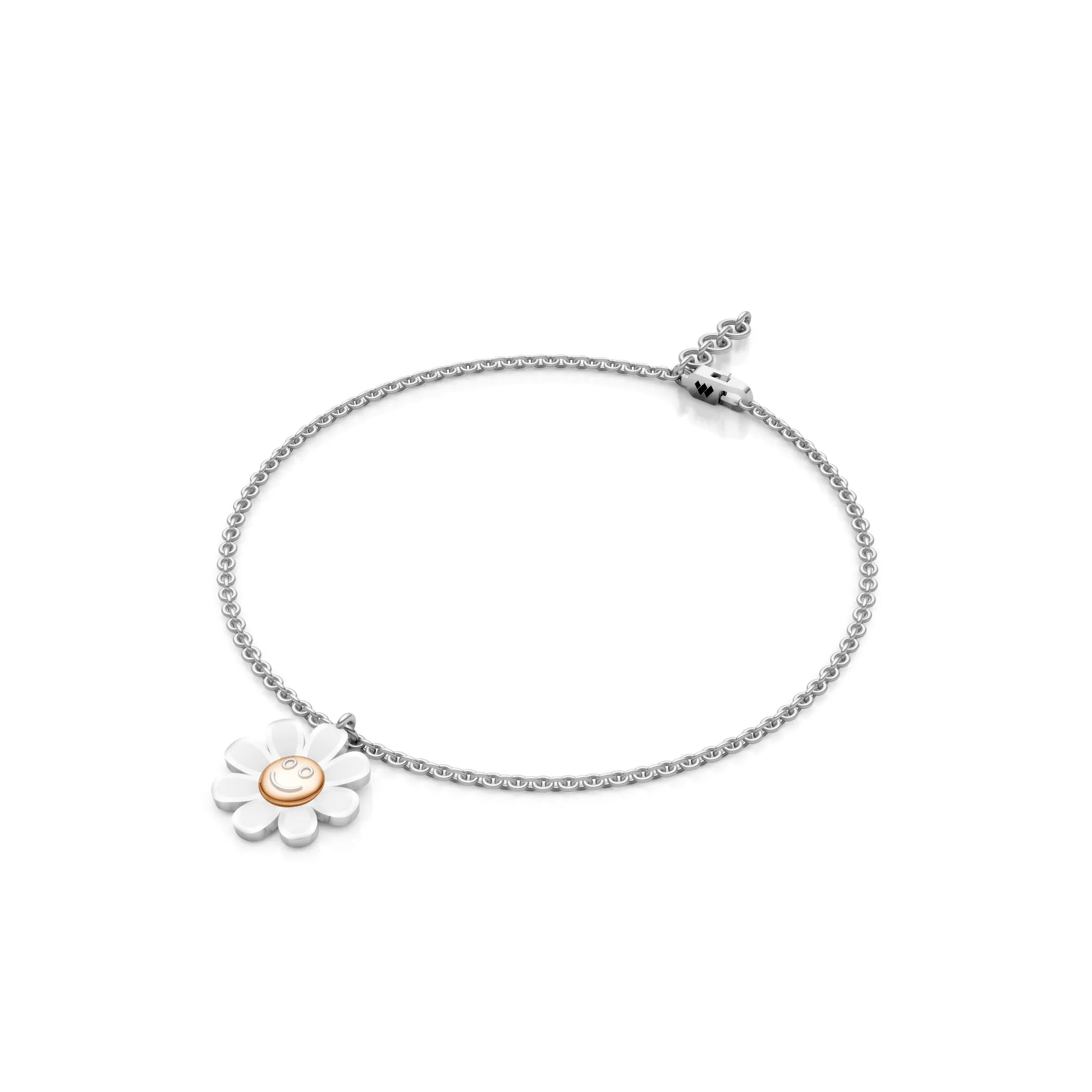 Smiley Daisy Charm Bracelet