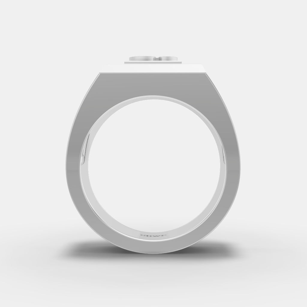 Om Engraved Statement Ring Accents – Spiritual Power Meets Bold Style