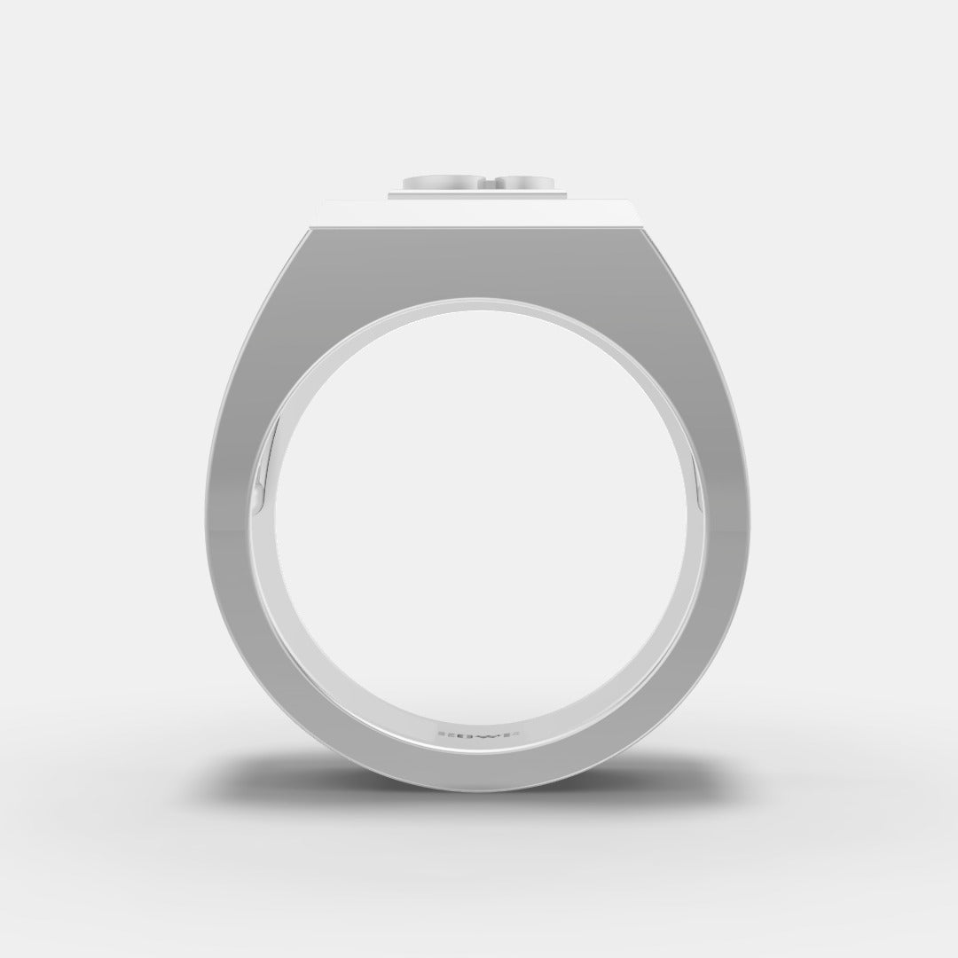 Om Engraved Statement Ring Accents – Spiritual Power Meets Bold Style