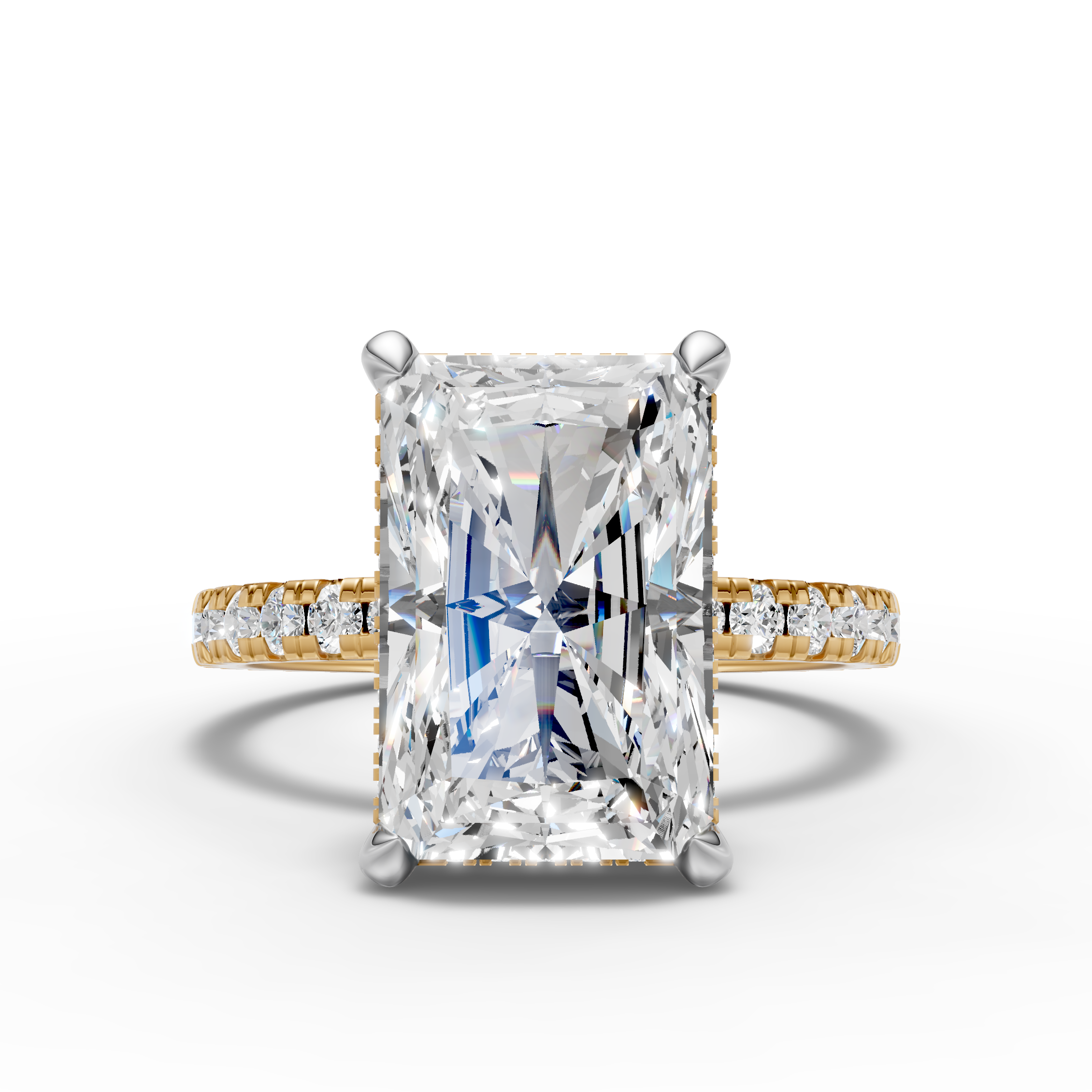 Radiant-Cut Diamond Ring