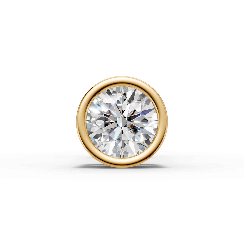 Round Bezel Stud ( 1 PC)