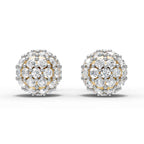 Round Cluster Ball Earring (1 Pair)