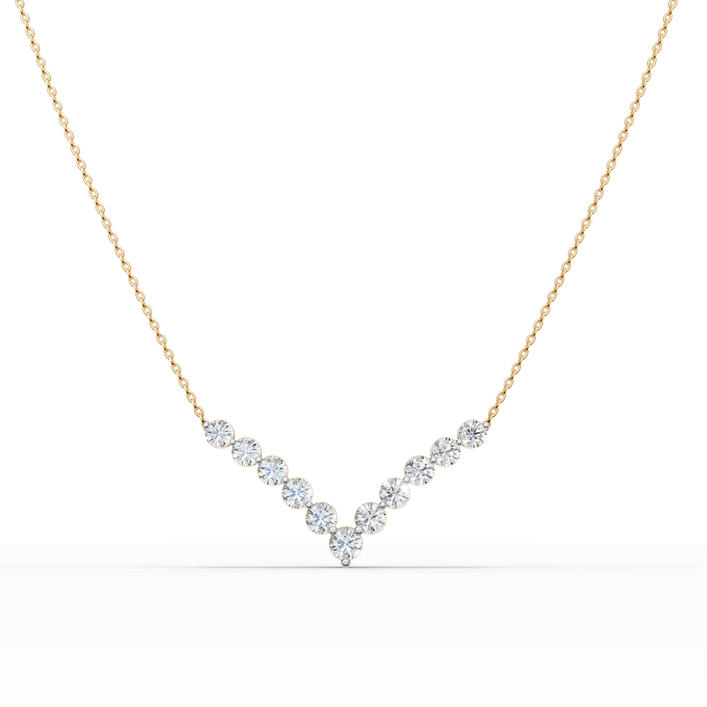 Minimal V Curve Pendant