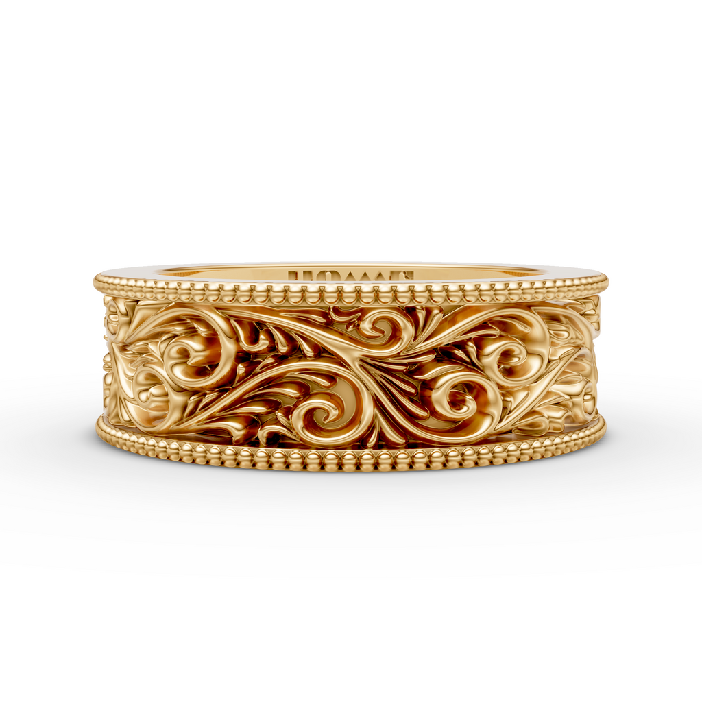 Vintage Engraved Band Ring