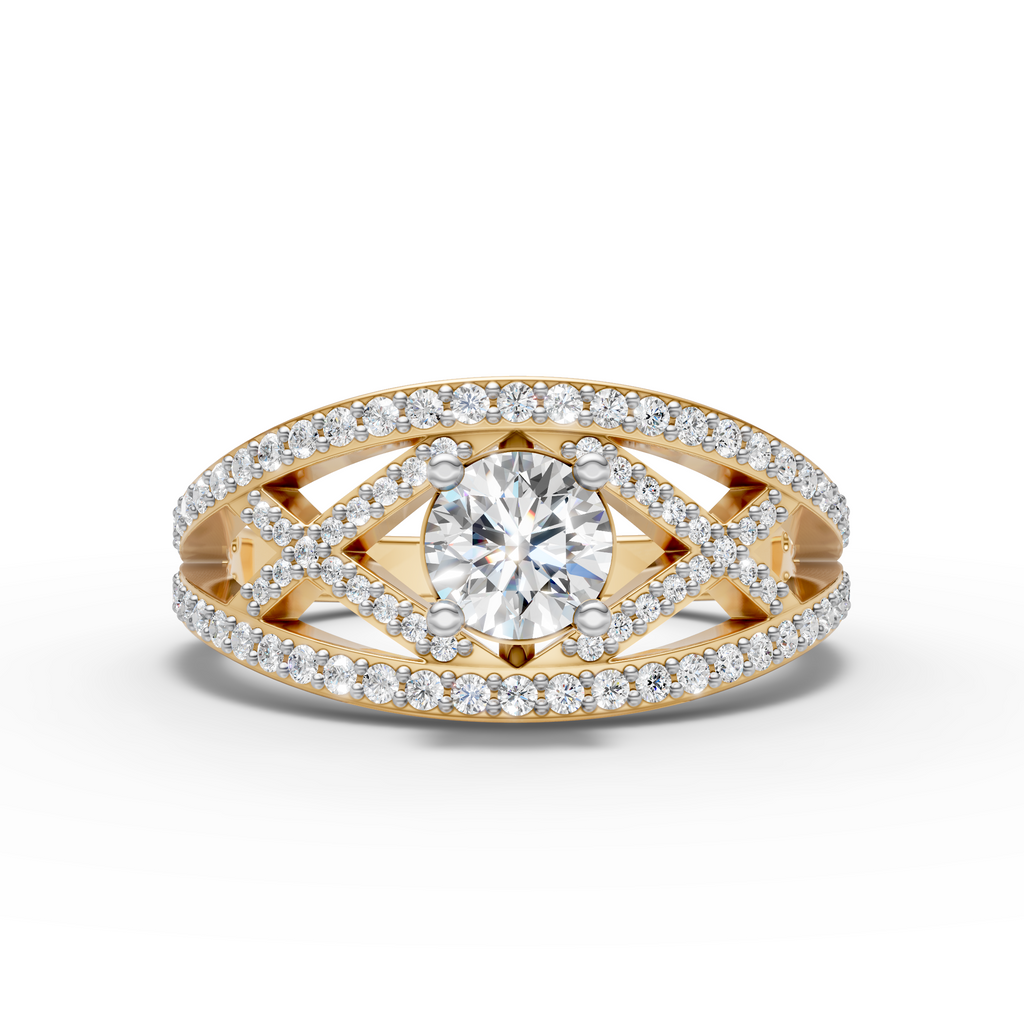 Geometric Pattern Ring