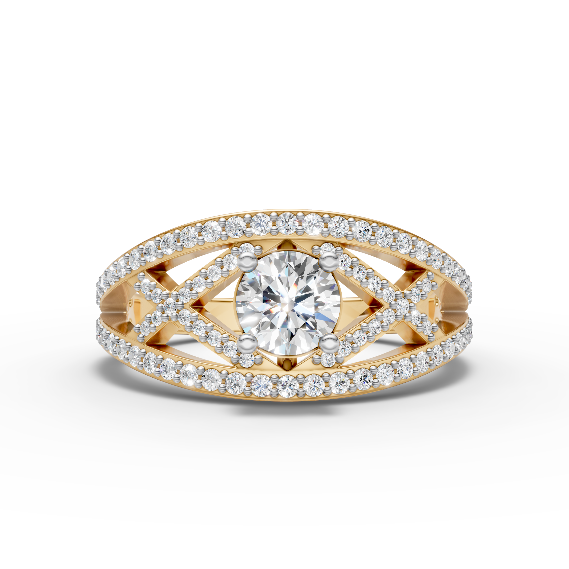 Geometric Pattern Ring