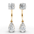 Round & Pear Drop Earring (1 Pair)