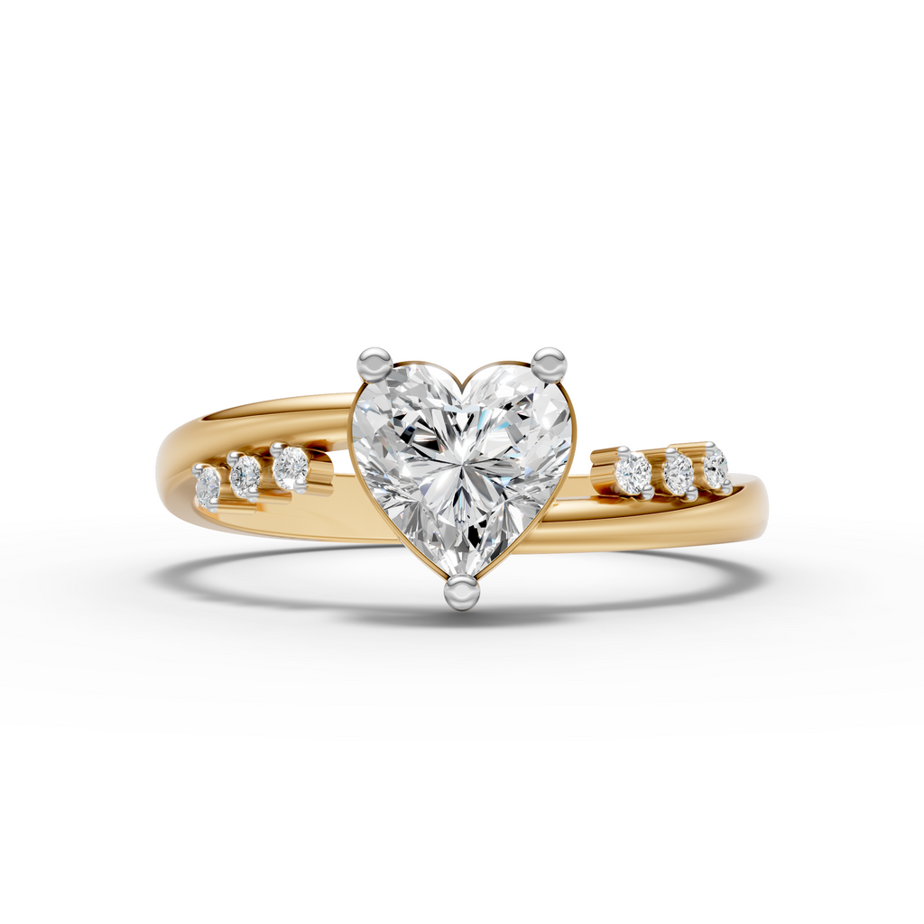 Sparkling Heart Ring