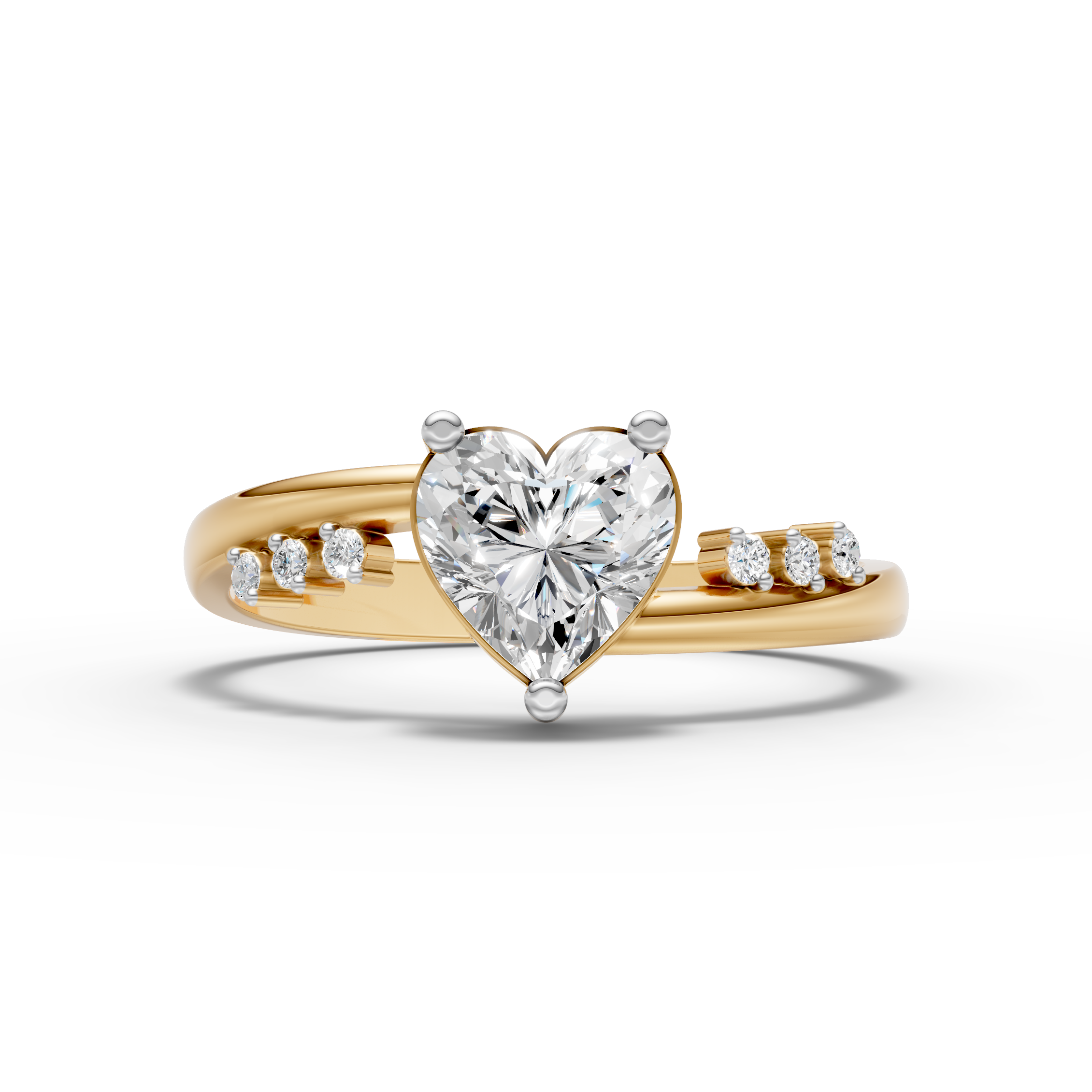 Sparkling Heart Ring