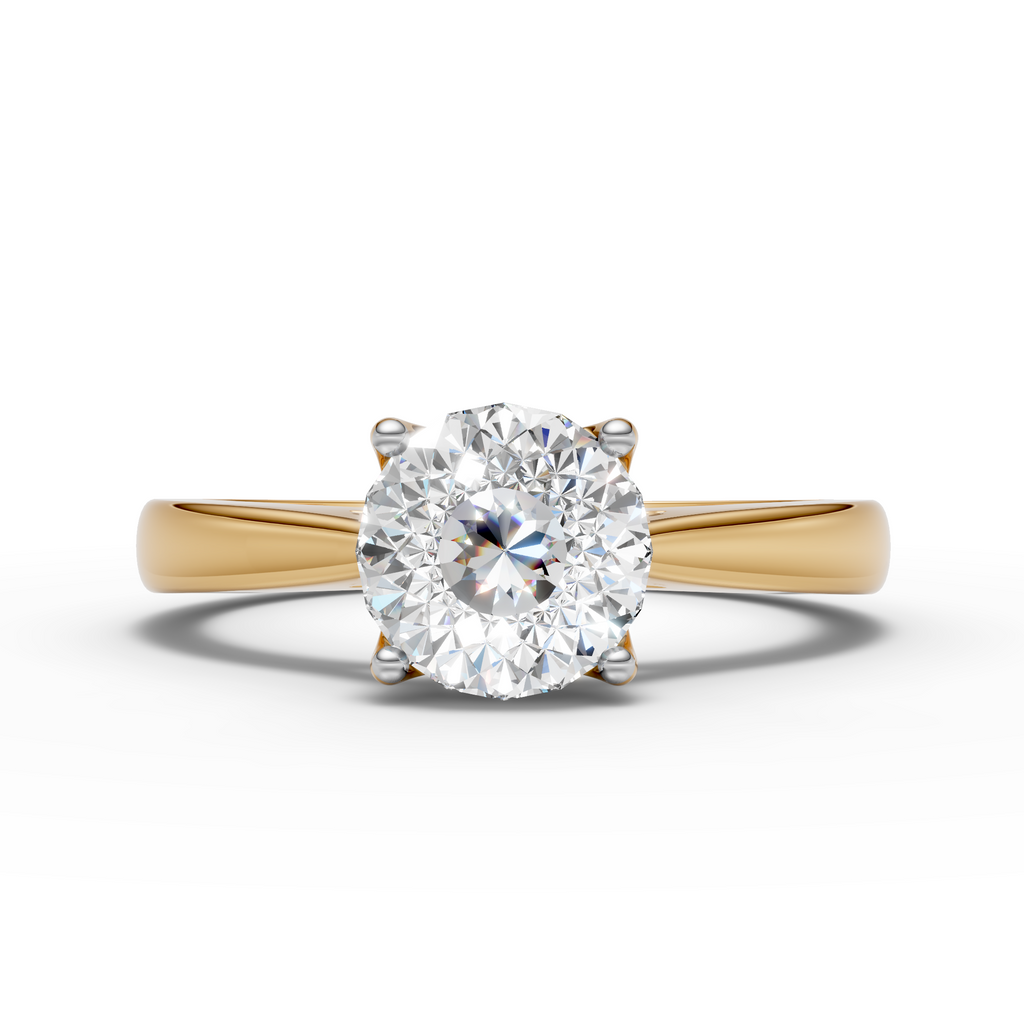 Portuguese Cut Solitaire Ring