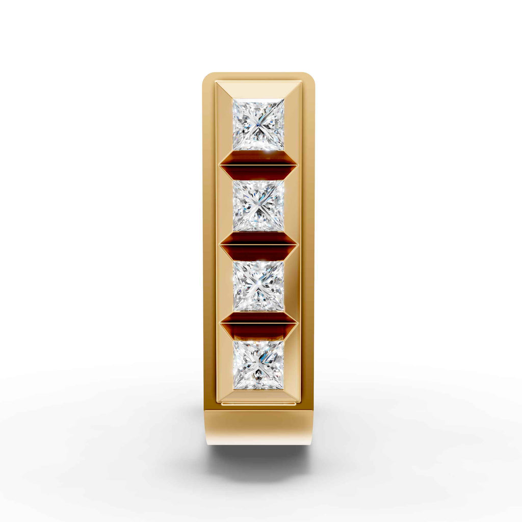 Princess Cut Bali Earring (1 PC)