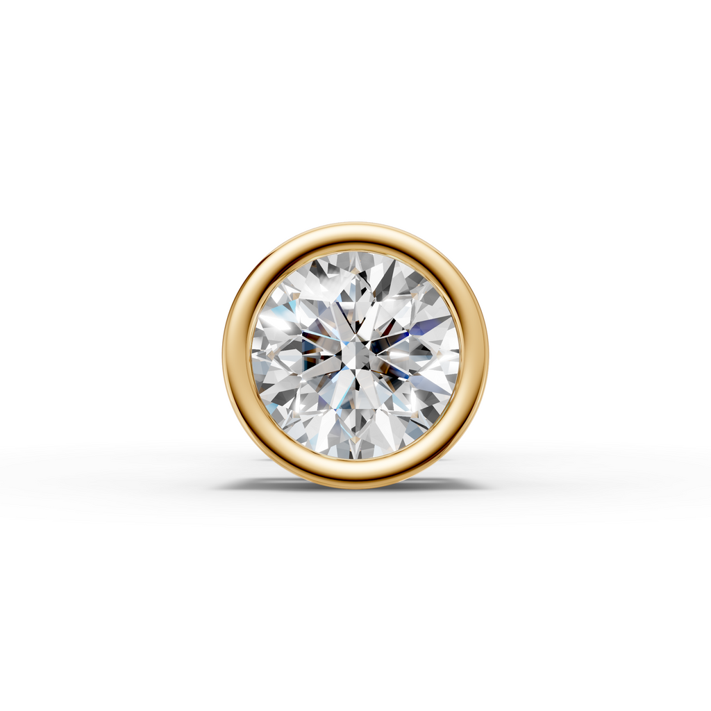 Round Bezel Stud ( 1 PC)