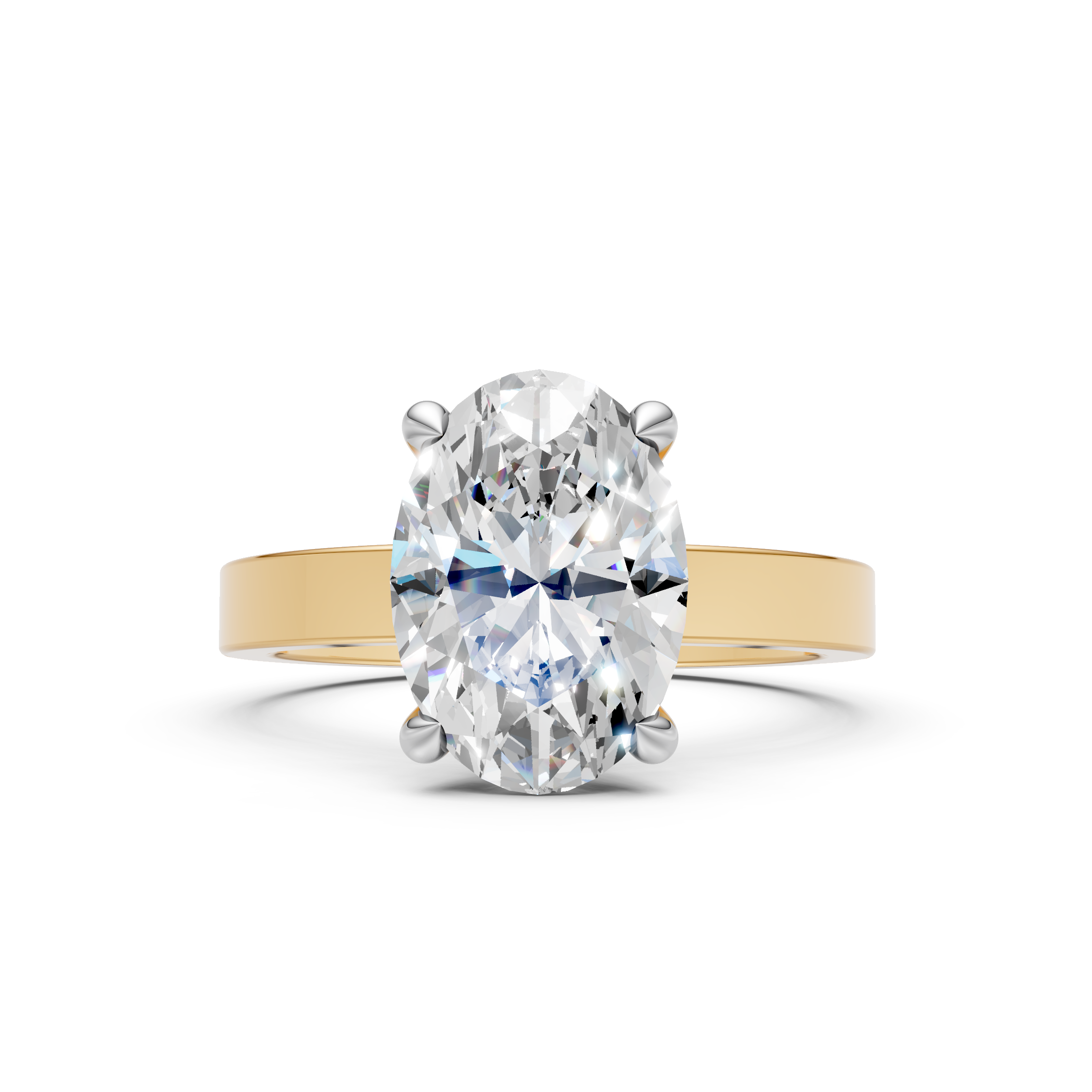 Oval-Cut Solitaire Ring