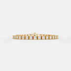 0.25 CT Princess Shaped Tennis Bracelet
