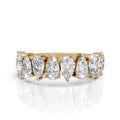 Pear-Cut Eternity Band Ring