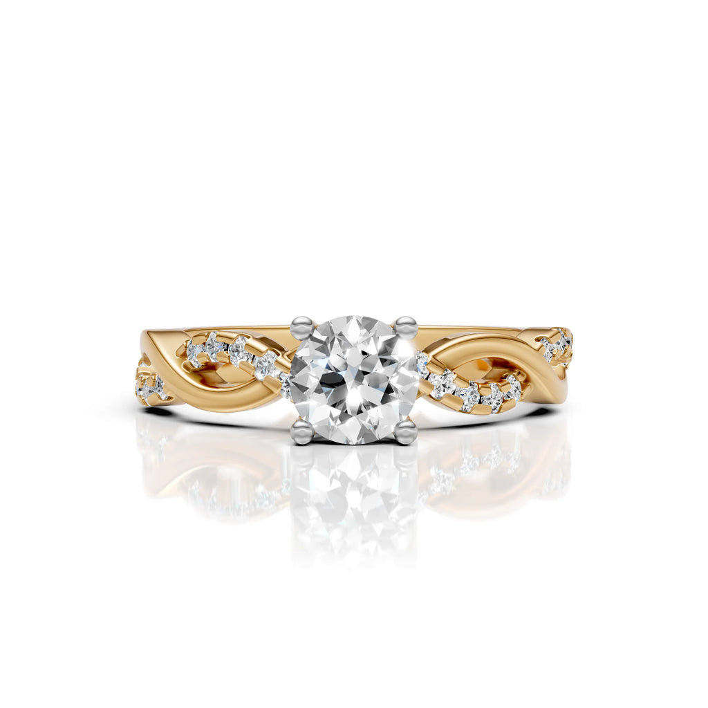 Timeless Sparkle with a Modern Touch Ring