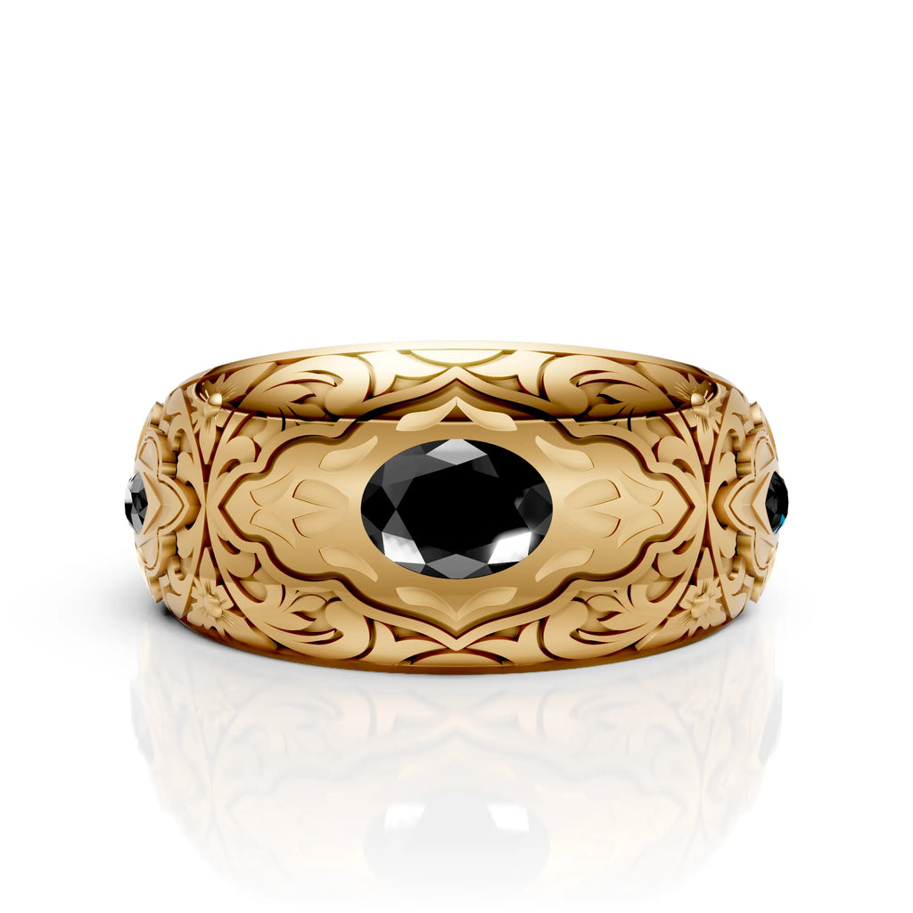 Royal Noir Signet Ring