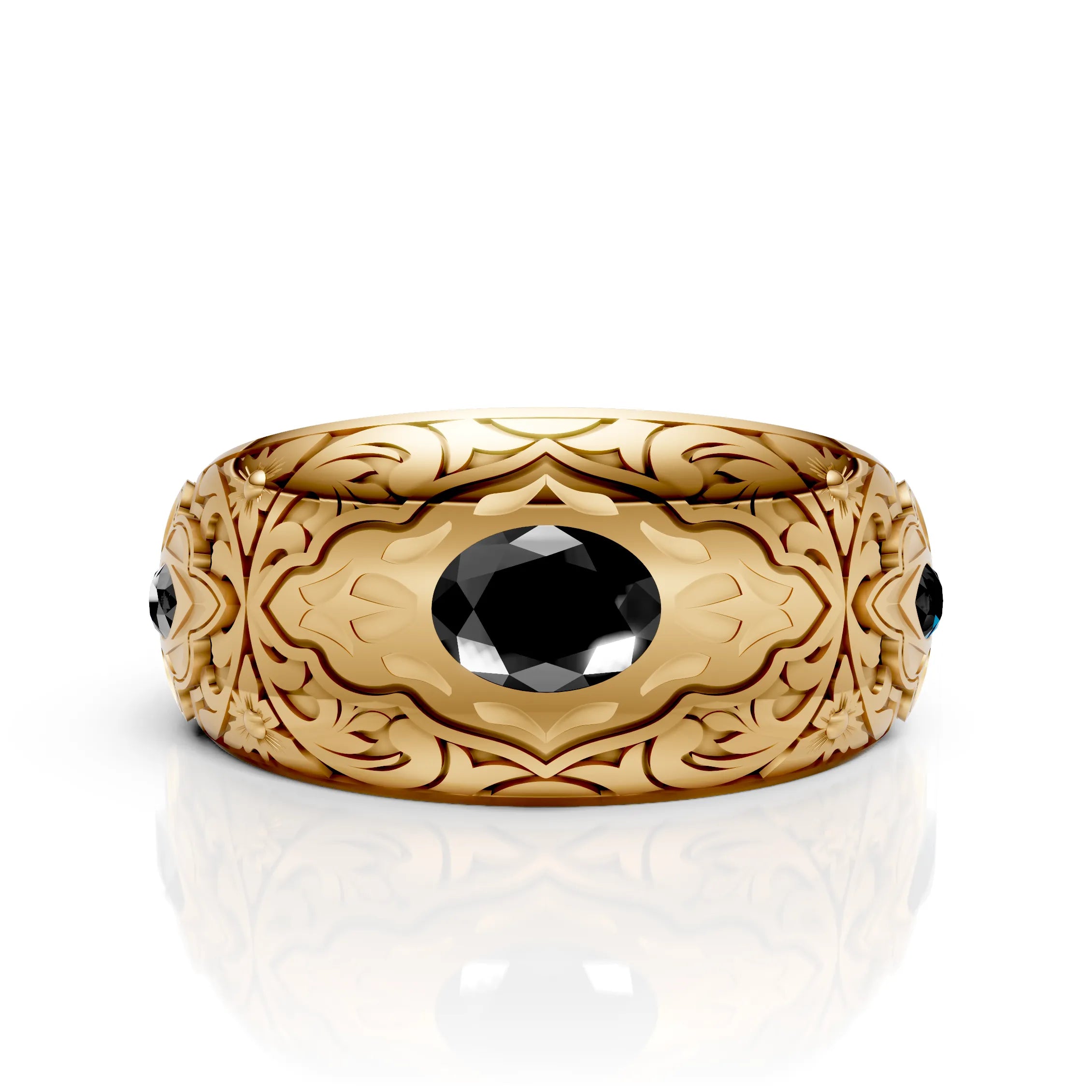Royal Noir Signet Ring