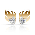 Flame Heart Earrings (1 Pair)