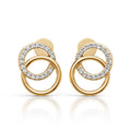 Interlocking Circle Drop Earrings (1 Pair)