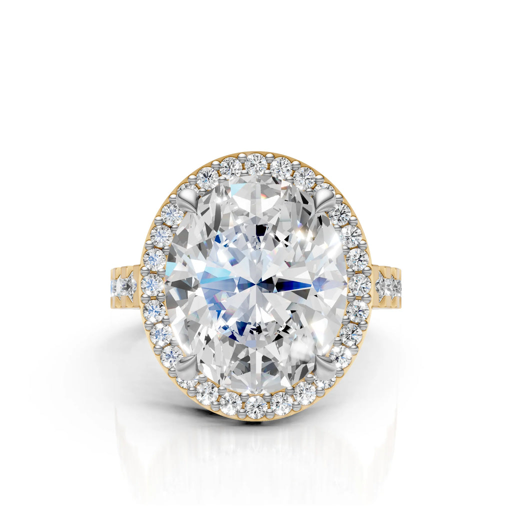 Oval Cut Diamond Statement Ring