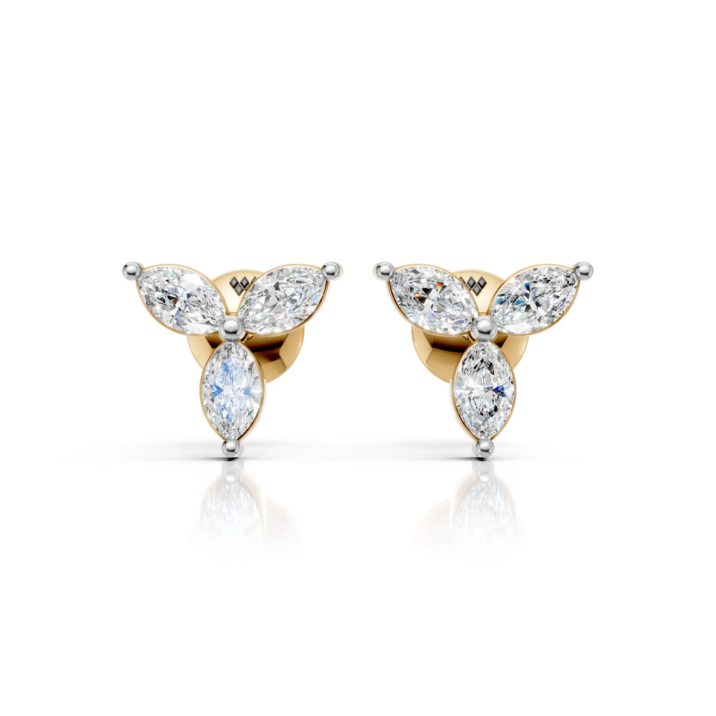 Royal Marquise Trio Earrings (1 Pair)