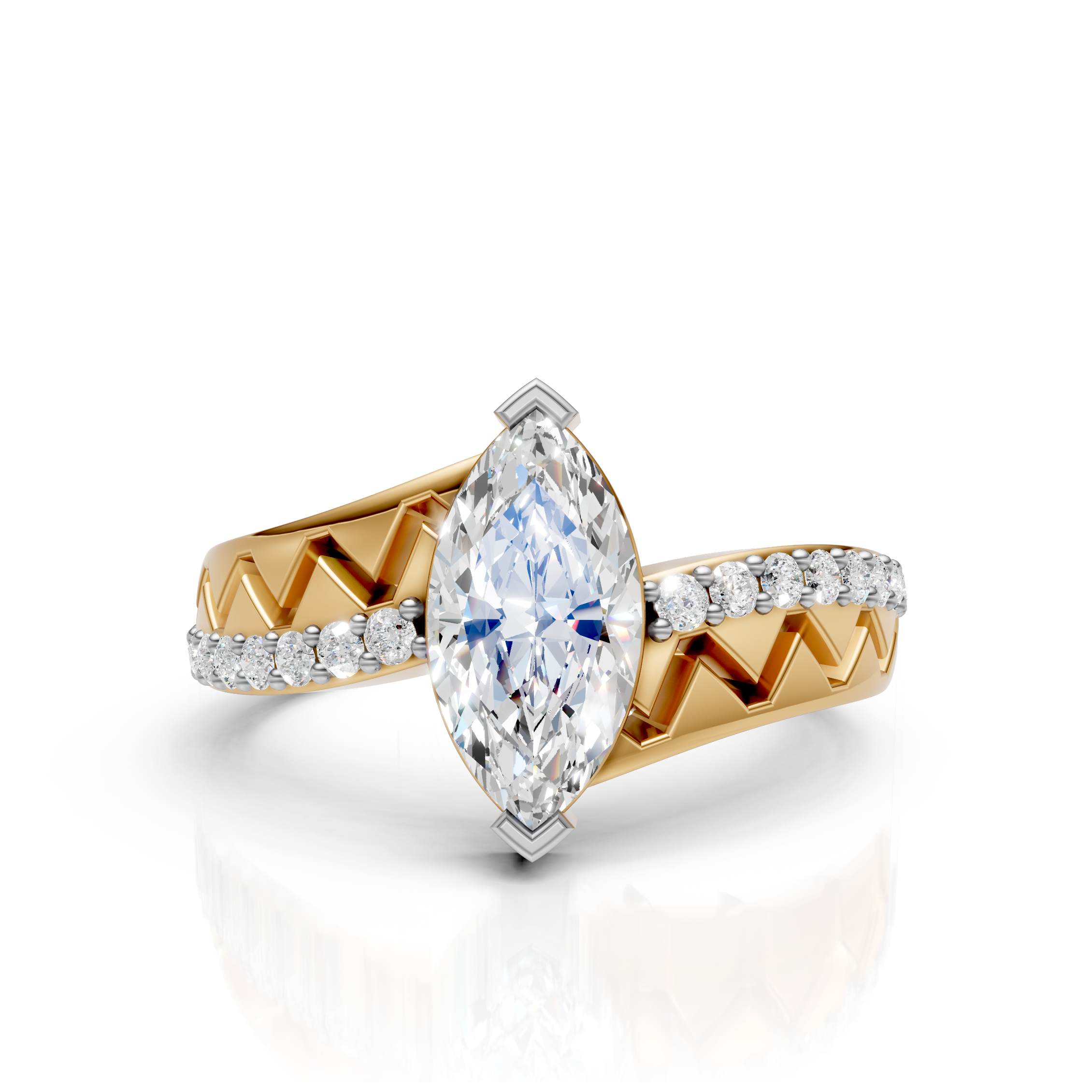Regal Marquise Ring