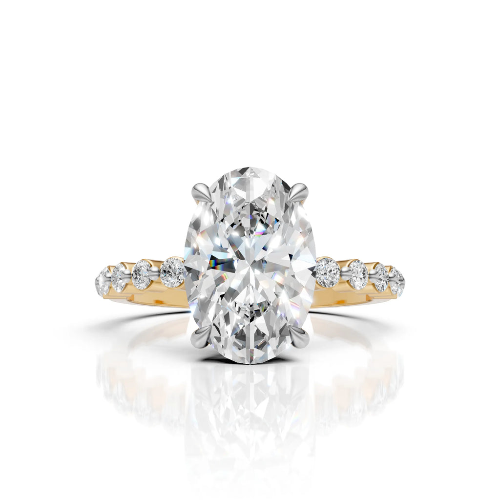 Designer Oval Solitaire Ring