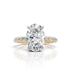 Designer Oval Solitaire Ring
