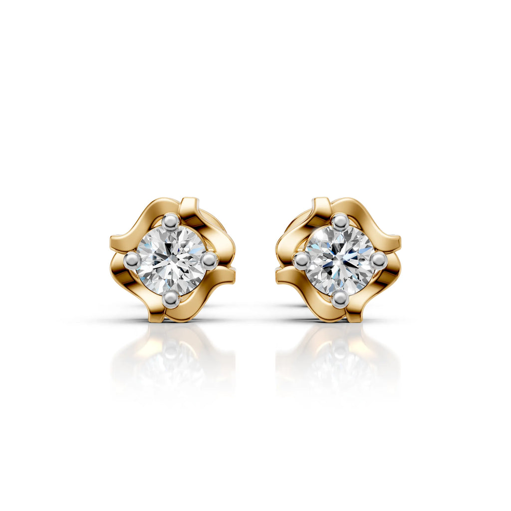 Blossom Solitaire Studs