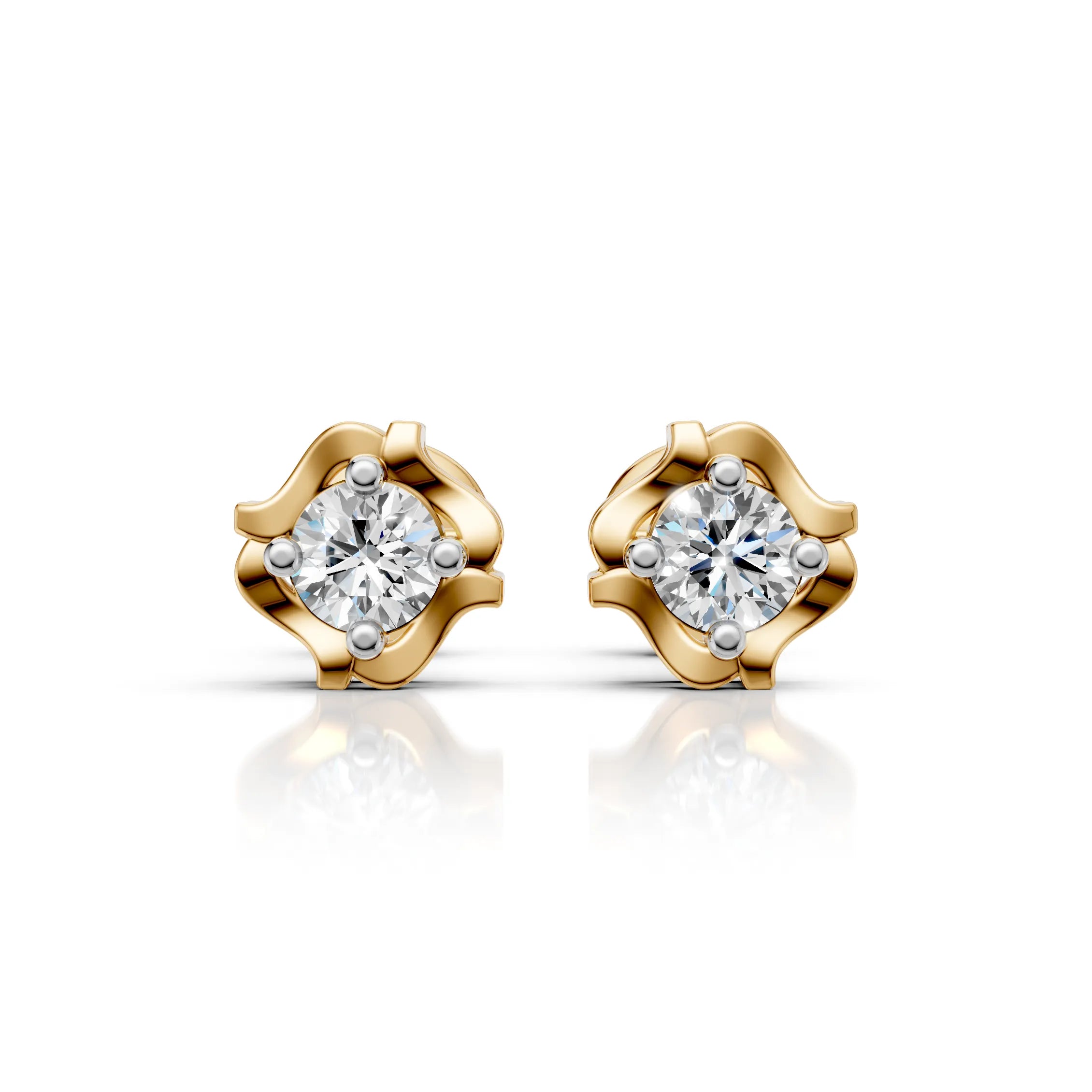 Blossom Solitaire Studs