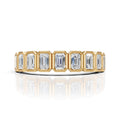 Emerald Cut Diamond Stackable Ring