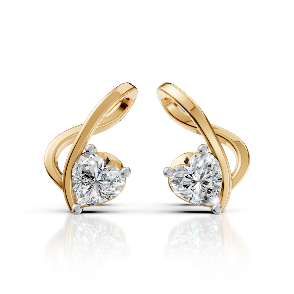Celeste Heart Earring (1 Pair)