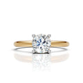 Luxury Round Diamond Solitaire Ring