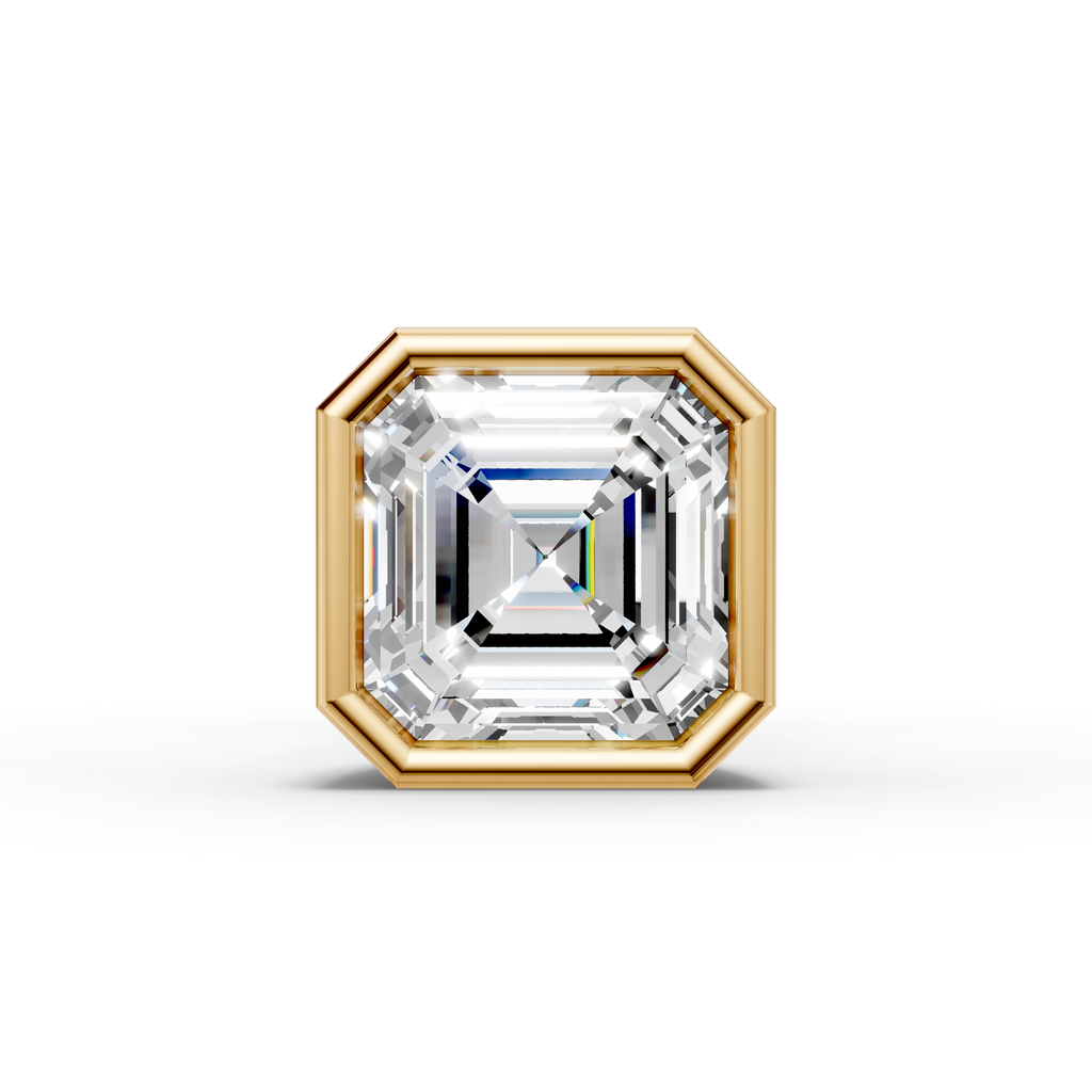 Ascher Shaped Bezel Setting Earring ( 1 PC)