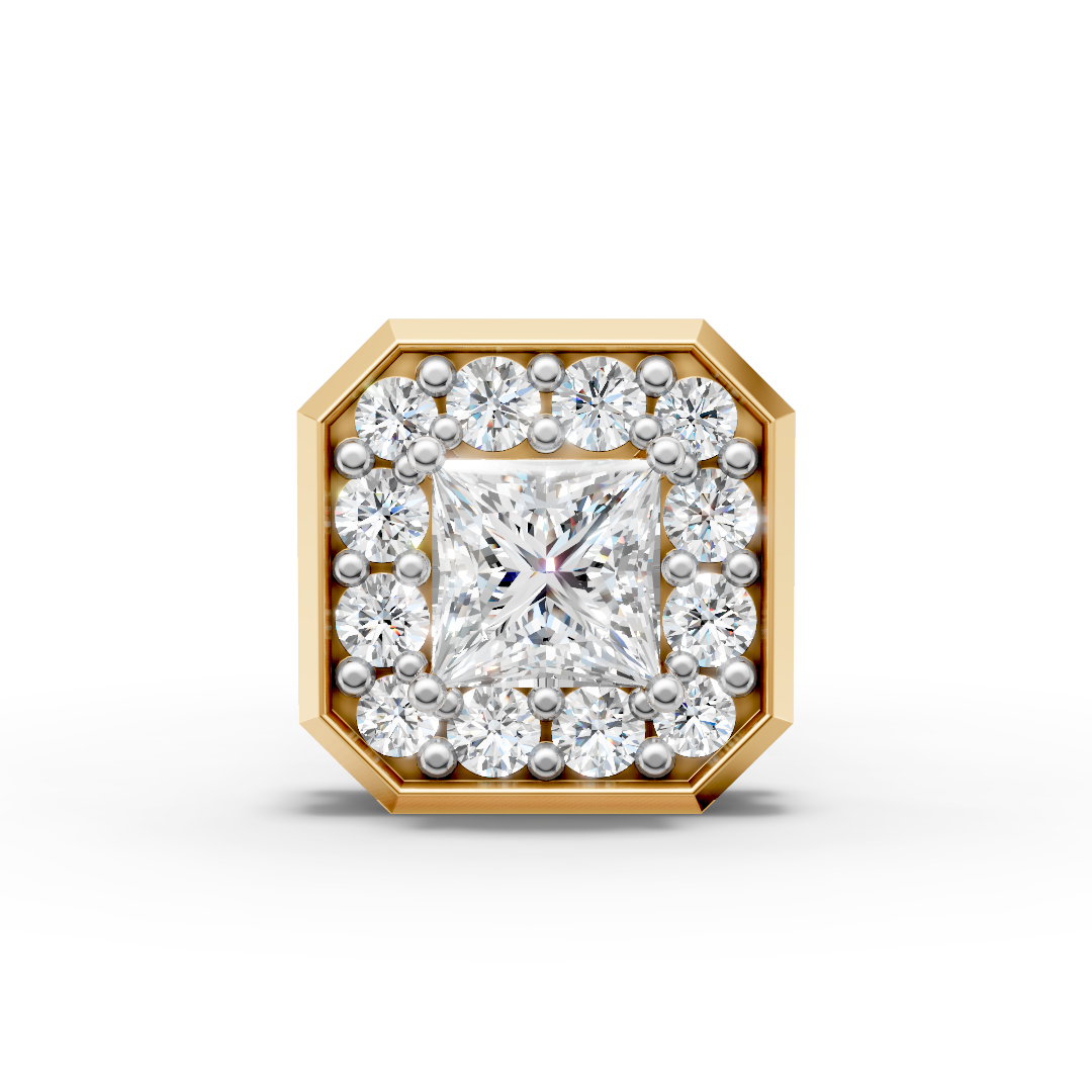 Princess Hexagon Shape Earring(1 PC)