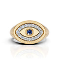 Evil Eye Signet Ring