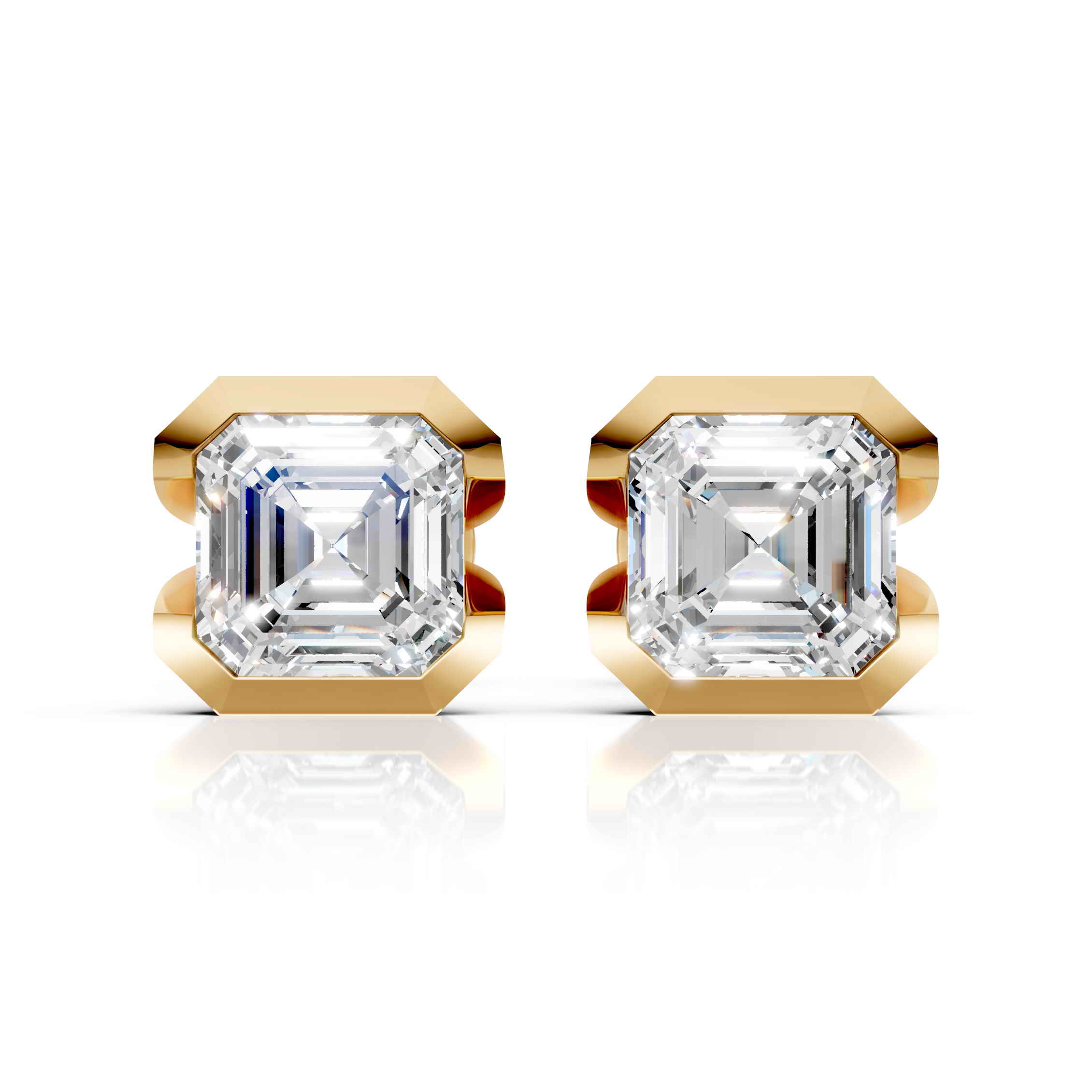 Asscher Vault Earring (1 Pair)