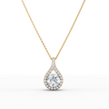 Solitaire Drop Spark Pendant